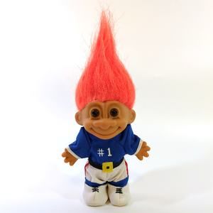Russ Troll Orange Hair and Football Uniform / Clothes #1 with Shoes 5" Figure